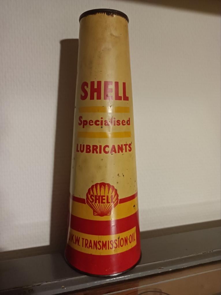 Conisch olieblik shell, Verzamelen, Ophalen of Verzenden