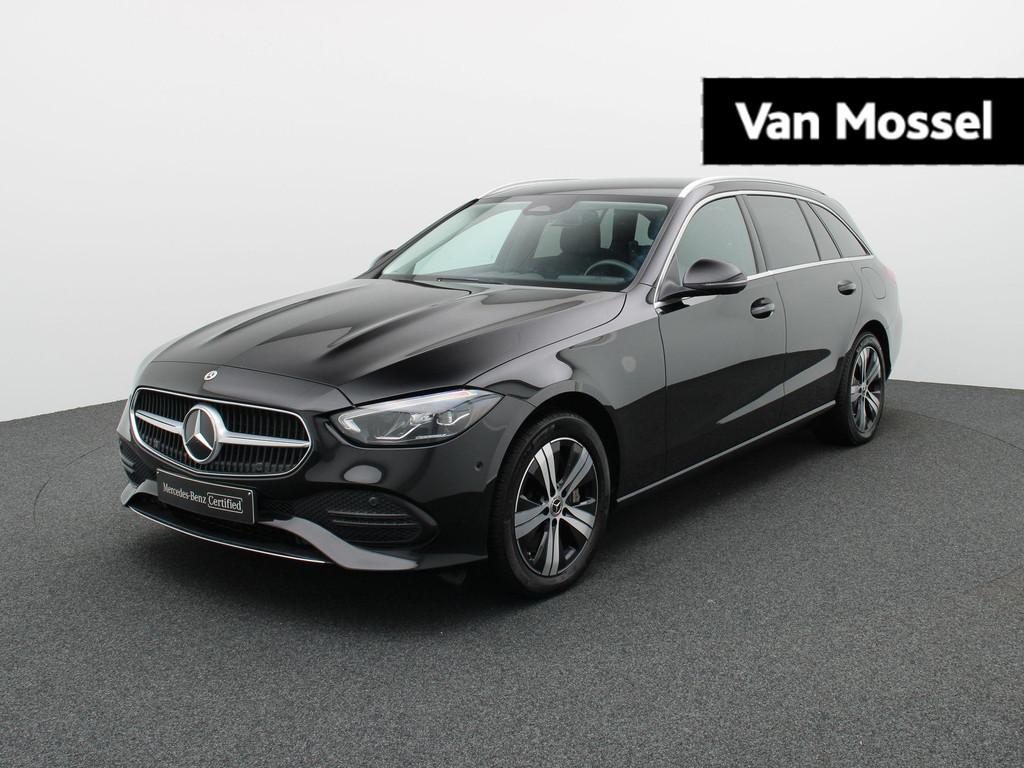 Mercedes-Benz C-klasse C 300 e Luxury Line, Auto's, Mercedes-Benz, Automaat, Zwart, 4 cilinders, Zwart