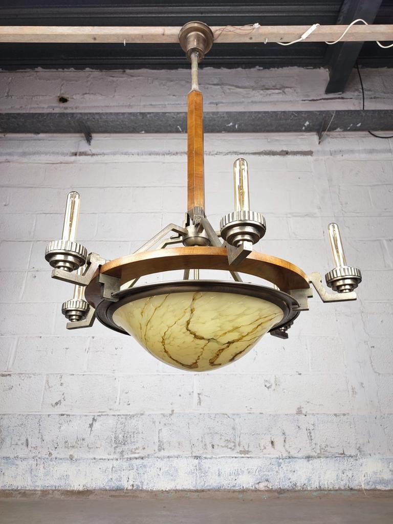 XL art deco luster, Ophalen