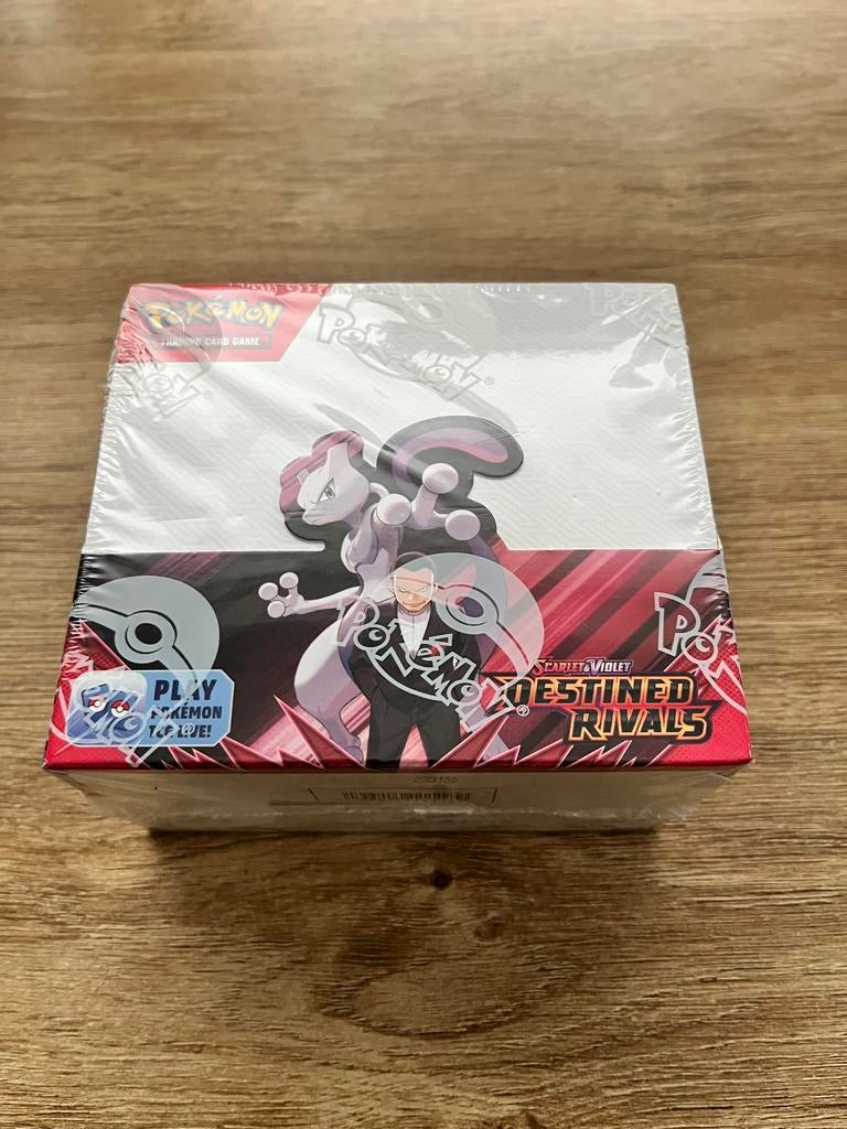 Destined Rivals Sealed Boosterbox - ENG - Pokémon, Hobby en Vrije tijd, Ophalen of Verzenden, Nieuw, Boosterbox, Foil