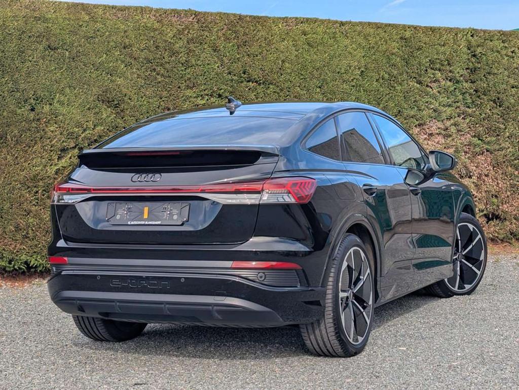 Audi Q4 e-tron ! verkocht ! 2x S-line - head up - 77 kWh-, Auto's, Audi, Automaat, Achterwielaandrijving, Gebruikt, Zwart