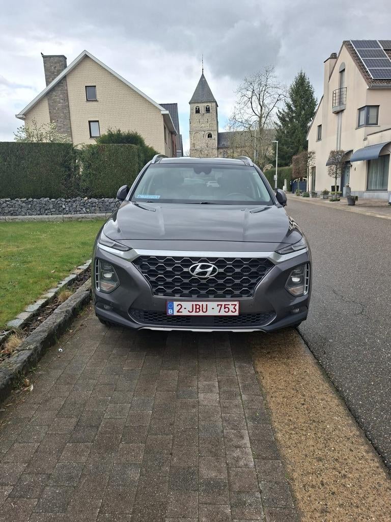Hyundai Santa Fe Shine 2.2D 2019 Pano/led/4x4, Santa Fe, 2500 kg, Leder, Bedrijf