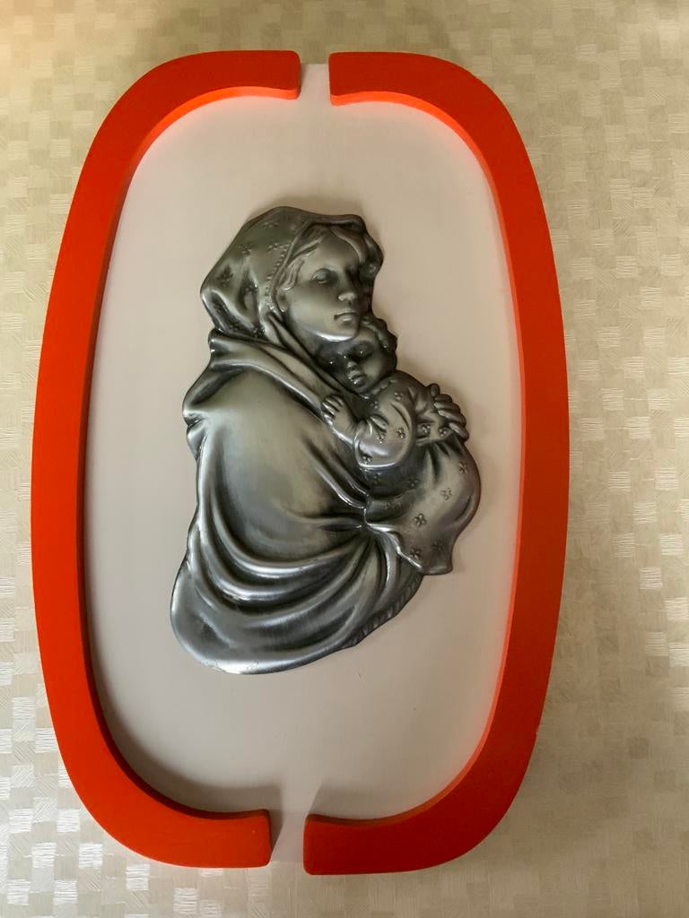 Jésus et Marie, étain, vintage, Antiquités & Art, Antiquités | Objets religieux, Enlèvement