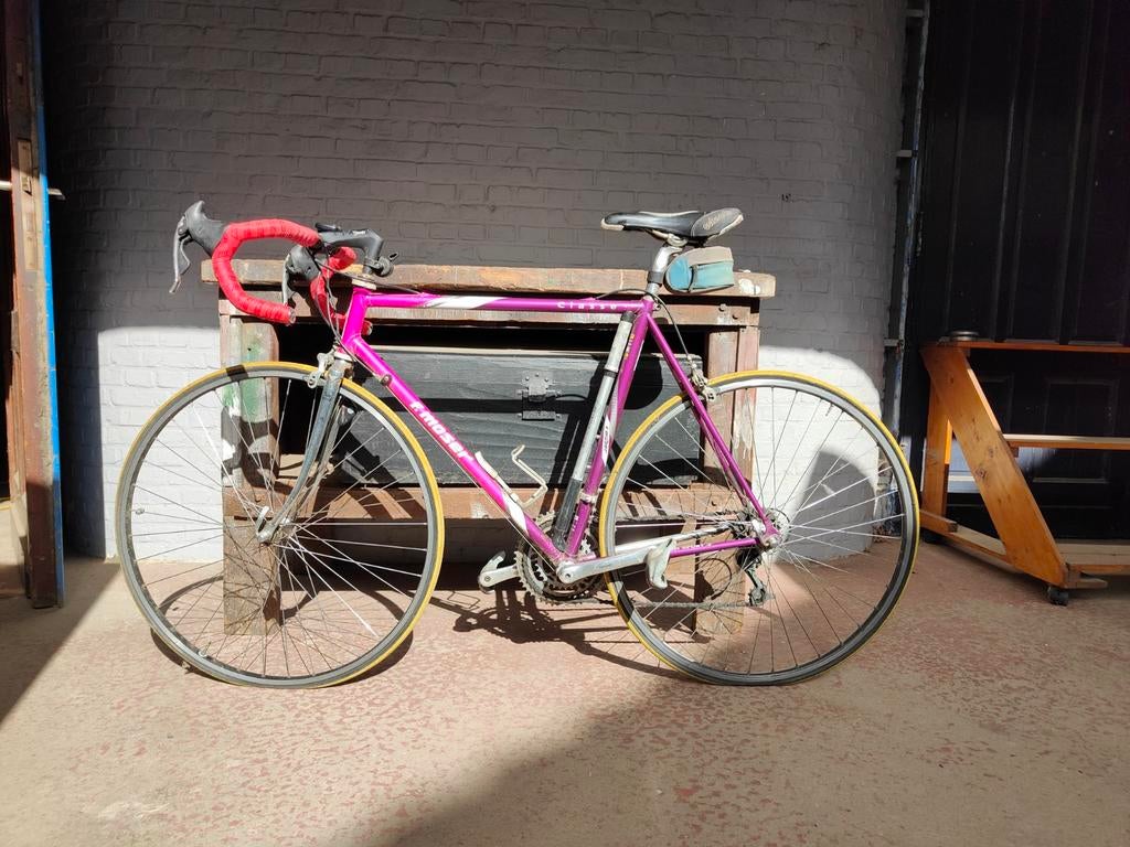 Vintage koersfiets, Ophalen
