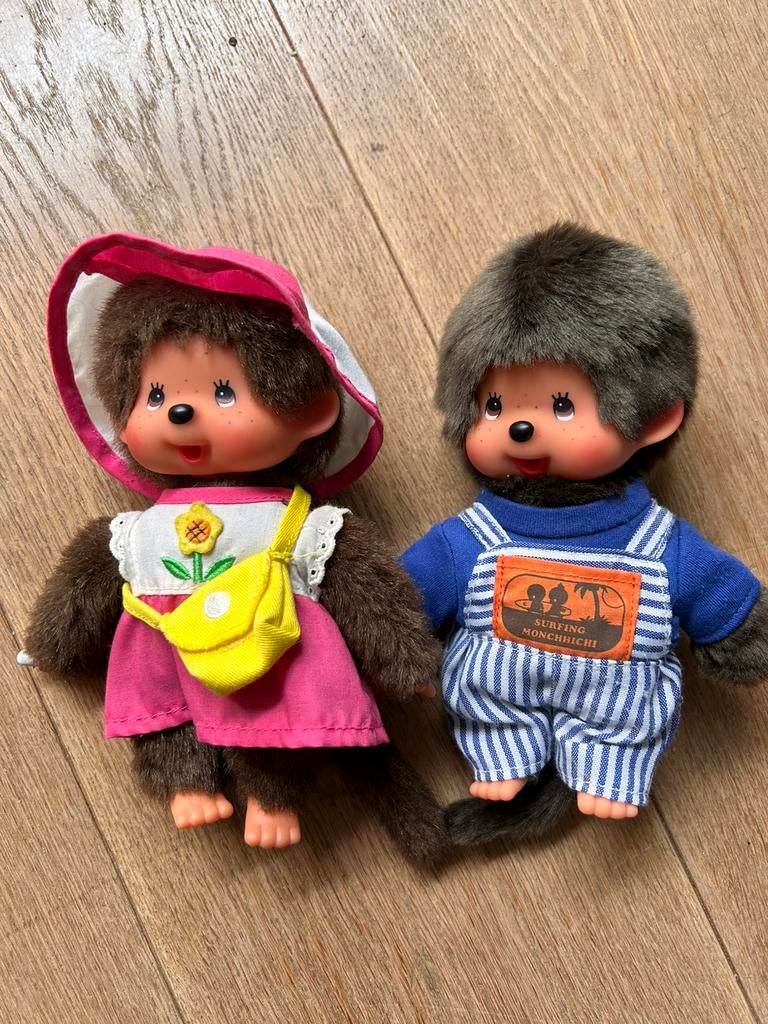 Monchhichi poppen, Verzamelen, Poppen, Ophalen of Verzenden, Gebruikt