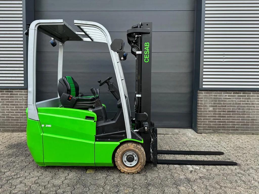 Cesab heftruck B316 1,6 ton elektrisch (bj 2017), Zakelijke goederen, Machines en Bouw | Heftrucks en Intern transport, 1000 tot 2000 kg