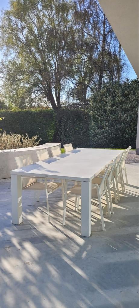 Grote Tuintafel Bristol Met 8 Stoelen, Tuin en Terras, Ophalen