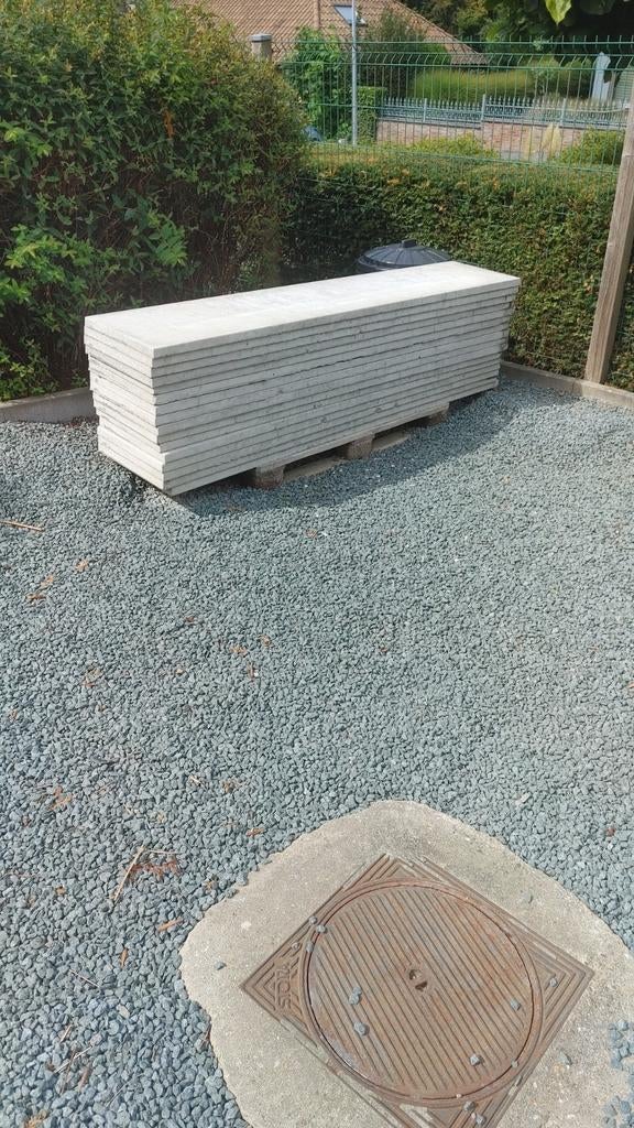 Plaque beton clôture, Enlèvement