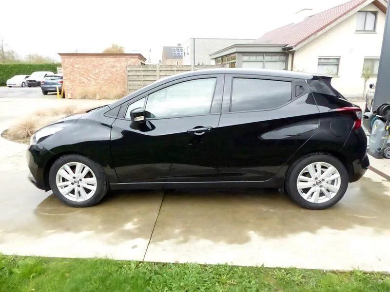 Nissan Micra Navigatie, camera, PDC V, Cruise Control, alu v, Auto's, Nissan, Stof, Gebruikt, Zwart, 100 pk