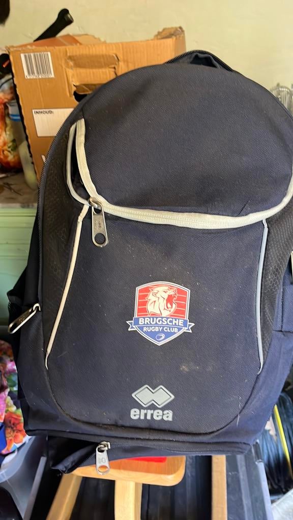 Rugzak Brugsche Rugbyclub, Sport en Fitness, Rugby, Ophalen, Gebruikt, Kleding