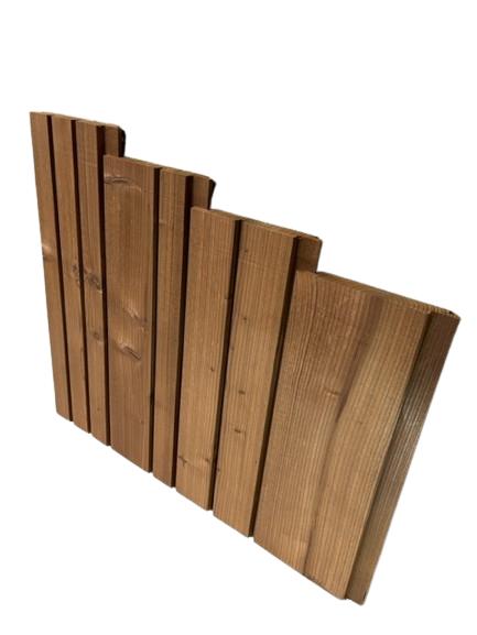 Gevelbekleding | Triple Rhombus | Thermowood | Vuren, Doe-het-zelf en Bouw, Verzenden, Nieuw, Vuren