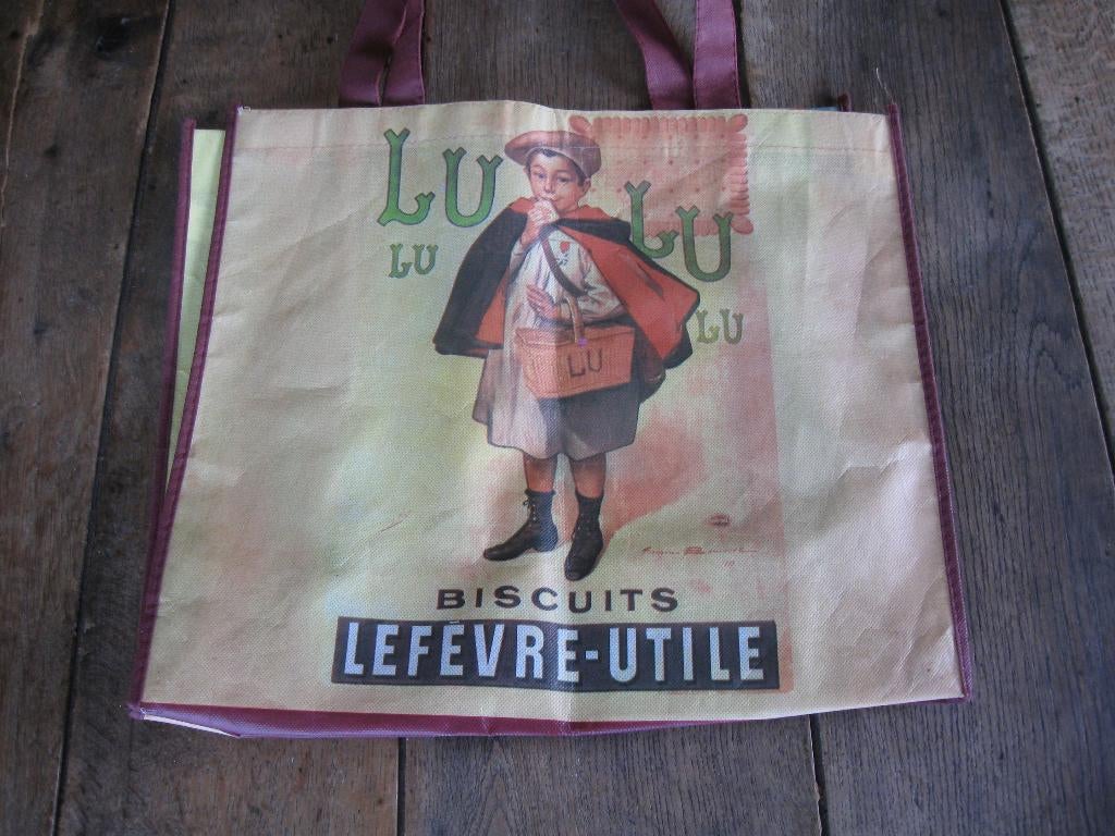 Sac pub LU + CÔTE D'OR., Collections, Marques & Objets publicitaires, Envoi, Comme neuf, Autres types