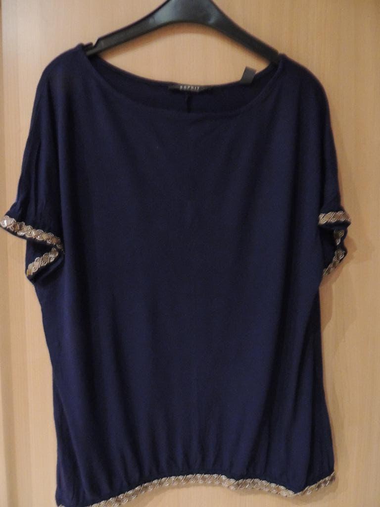 truitje Esprit, Blauw, Ophalen of Verzenden, Zo goed als nieuw, Korte mouw