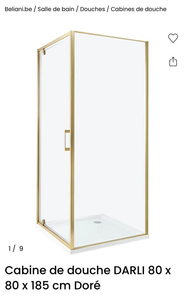 Douchecabine, Huis en Inrichting, Badkamer | Complete badkamers, Ophalen, Zo goed als nieuw