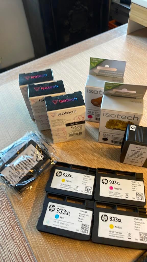 Cartouches pour imprimente hp933, Informatique & Logiciels, Enlèvement ou Envoi, Comme neuf, Imprimante