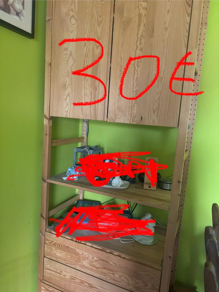 Mooie houte kast, Tuin en Terras, Ophalen, Zo goed als nieuw