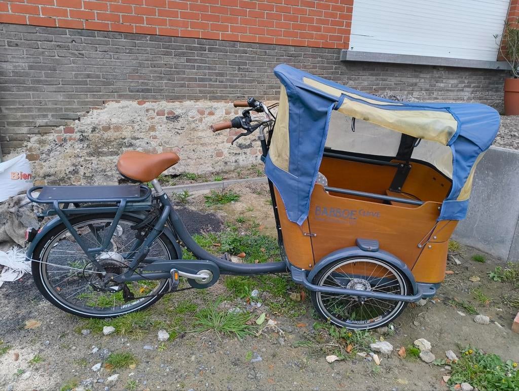 Babboe curve elektrisch, 4 kinderen of meer, Gebruikt, Huif, Ophalen