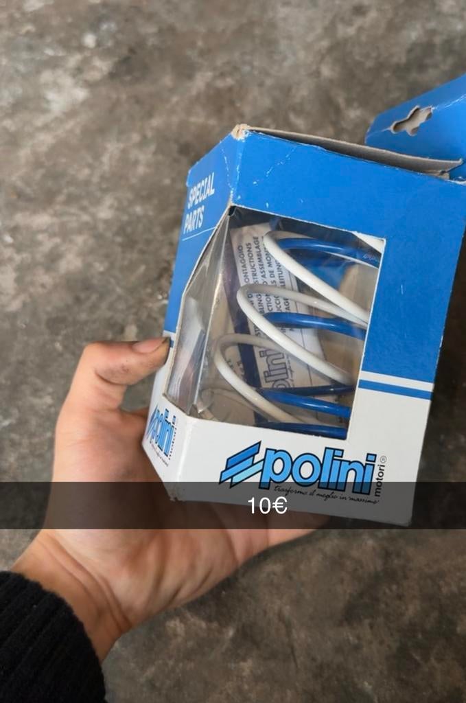 Polini drukveer, Ophalen