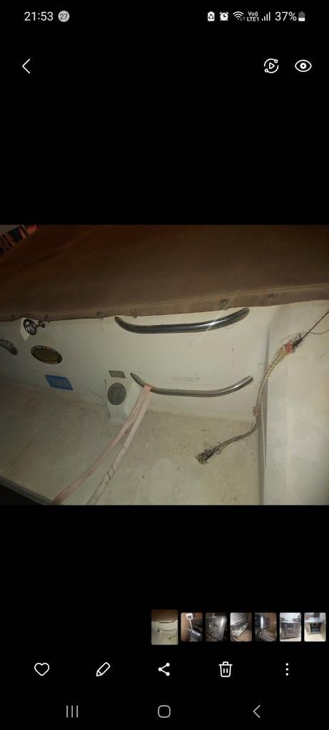 Maxum speedboot met kajuit + trailer (project), Watersport en Boten, Ophalen, 6 meter of meer, 120 tot 200 pk, Zo goed als nieuw