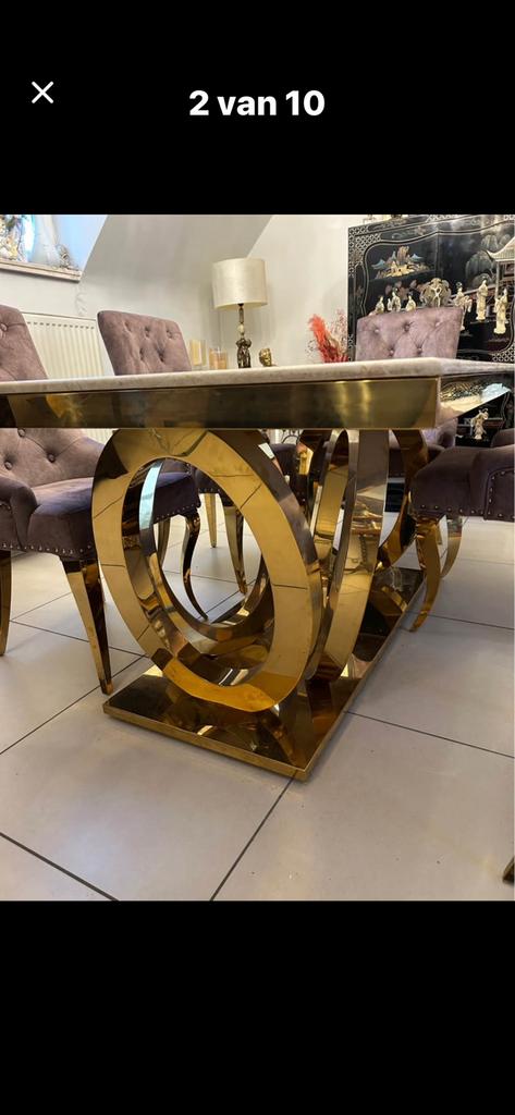 Nouvelle table + 6 nouvelles-50%d achat, Enlèvement