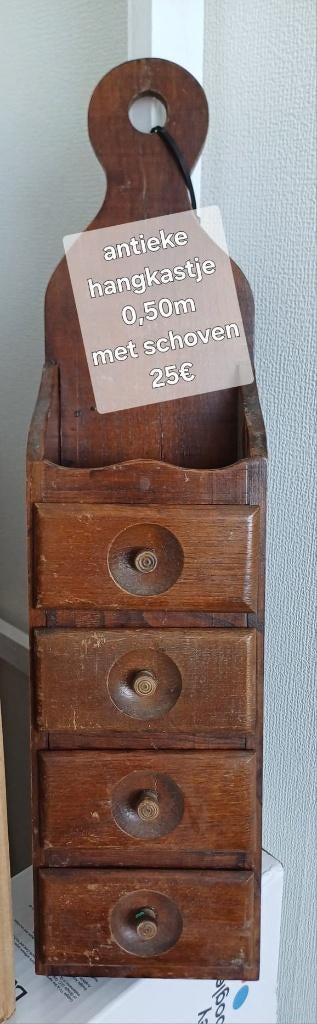 Kastje, Ophalen, Minder dan 50 cm, Gebruikt, 5 laden of meer