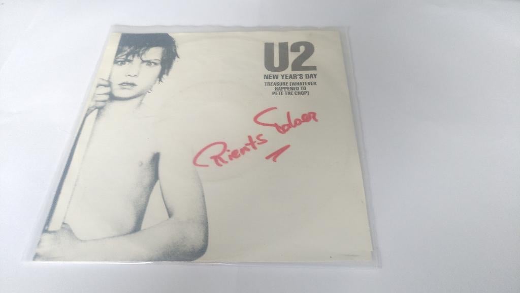 SINGLE U2 --NEWYEARS DAY--, Cd's en Dvd's, Vinyl Singles, Gebruikt, Single, Pop, 7 inch, Ophalen of Verzenden