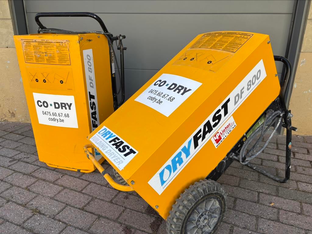 Dryfast DF800 150l/24h luchtontvochtiger te huur, Doe-het-zelf en Bouw, Ventilatie en Afzuiging, Zo goed als nieuw, Ventilator