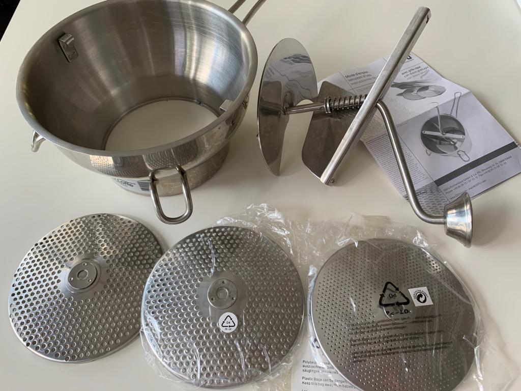 GEFU professional Flotte Lotte passeerzeef passe-vite NIEUW, Huis en Inrichting, Keuken | Keukenbenodigdheden, Ophalen of Verzenden