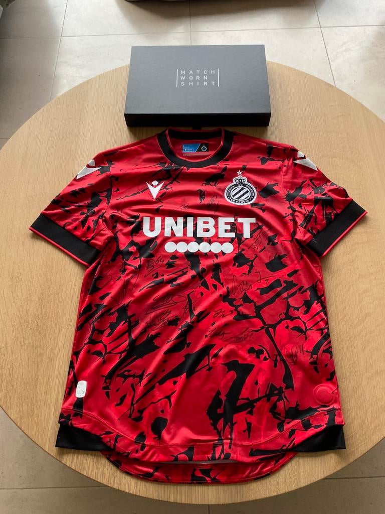 3de voetbaltruitje Club Brugge 2023/2024 gesingeerd, Enlèvement ou Envoi, Comme neuf