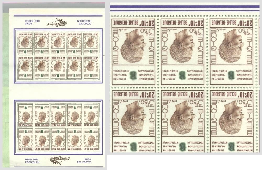 1972 Belgica Exposition '72, Envoi