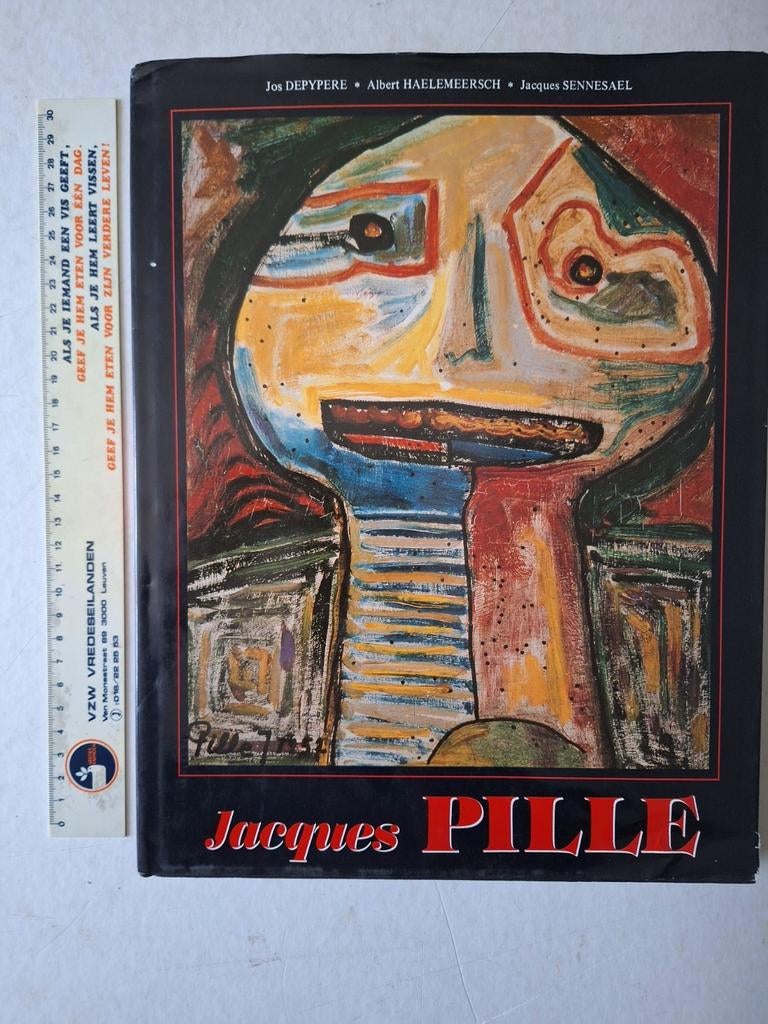 Kunstboek Jacques Pille door Jos Depypere uit 1992, Ophalen of Verzenden, Gelezen