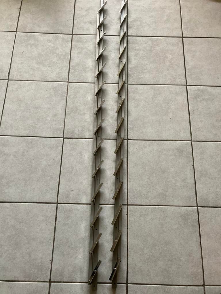 Flex fence draaibare lamellen rvs 165cm, Jardin & Terrasse, Palissades, Neuf, Fer, 1 à 2 mètres, Enlèvement