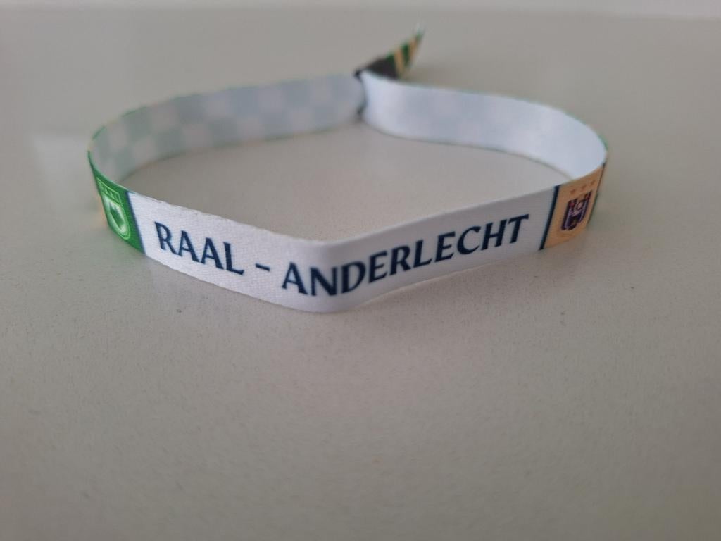 VIP-armband, RAAL, La Louvière, RSCA, RSC Anderlecht, Verzamelen, Ophalen, Zo goed als nieuw