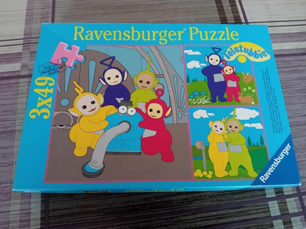 Puzzel Teletubbies 3x49, Ophalen, 10 tot 50 stukjes, Gebruikt