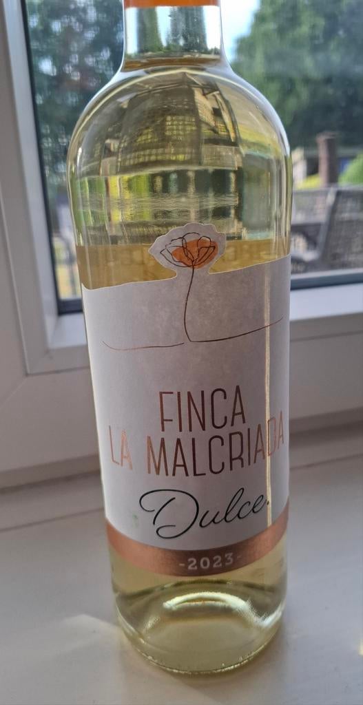 Vin blanc doux espagnol Finca La Malcriada, Neuf, Pleine, Vin blanc, Enlèvement