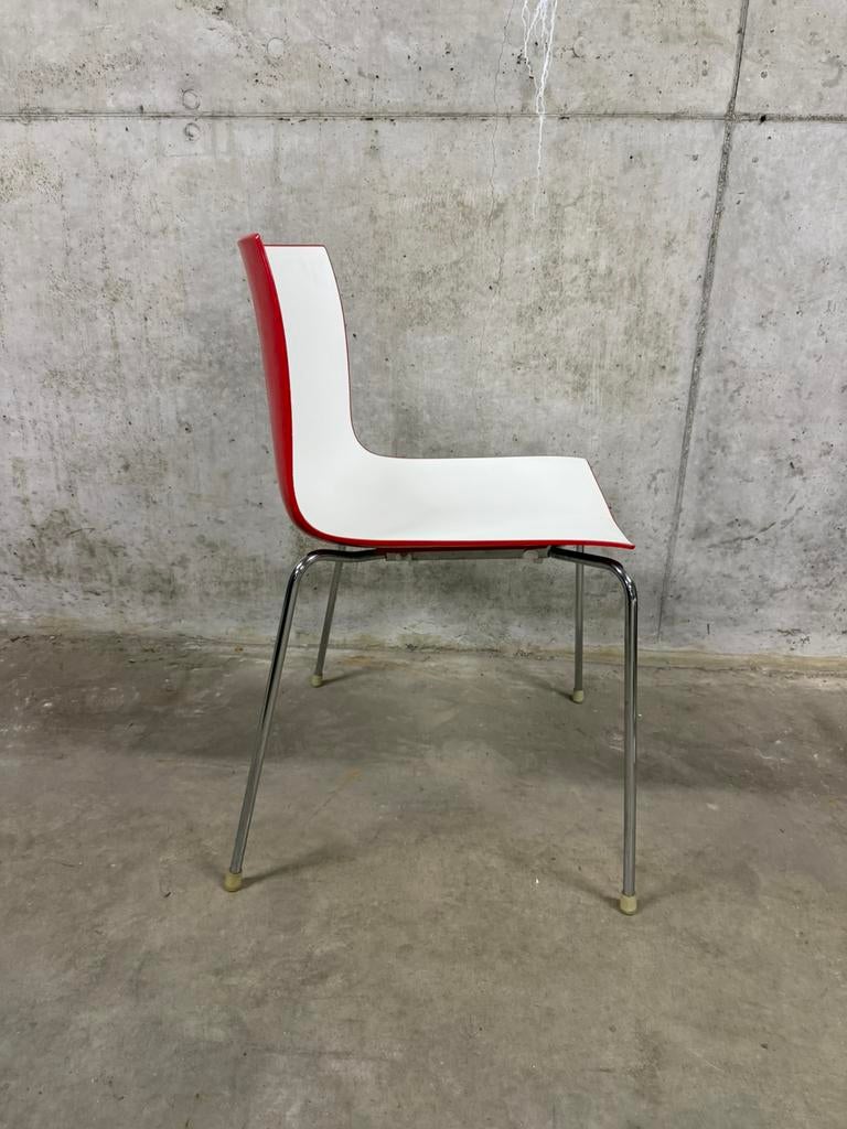 arper catifa 46, Maison & Meubles, Chaises, Rouge, Métal, Enlèvement, Cinq, Six Chaises ou plus