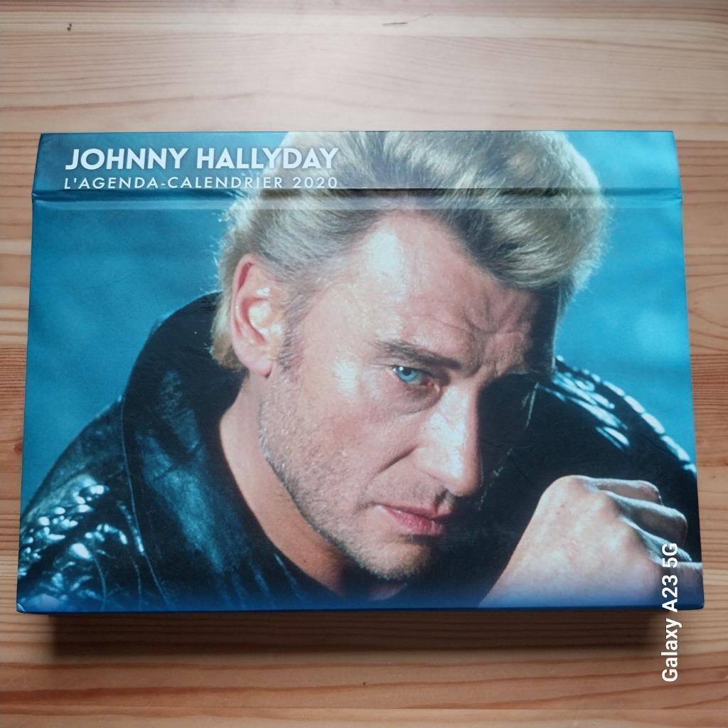 Agenda-Calendrier "Johnny Hallyday 2020" Neuf et jamais util, Livres, Neuf, Collecif, Artiste, Enlèvement