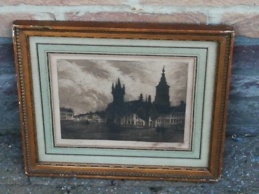 Omer Coppens Gravure ancienne, épreuve d'artiste, signée, Antiquités & Art, Enlèvement ou Envoi