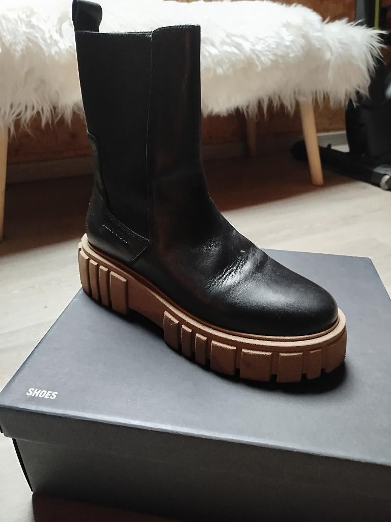 Laarsjes, Zwart, Lage of Enkellaarzen, Nieuw, Ophalen of Verzenden