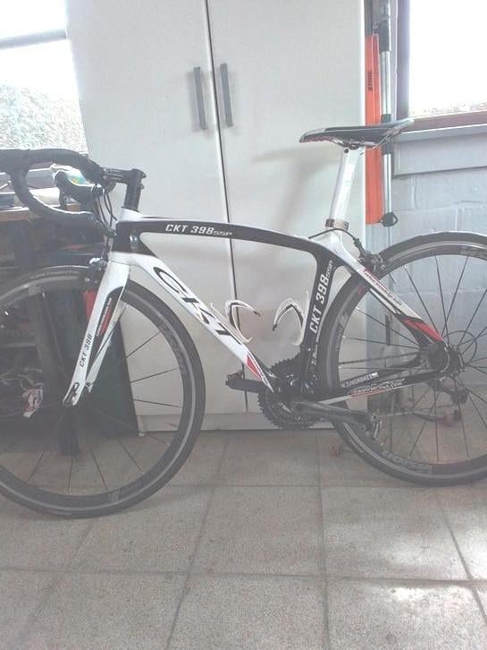 ckt race fiets maat s (52 - 53 ) voor ong. 1,68 > 1m74 groot, Fietsen en Brommers, Carbon, Heren, 49 tot 53 cm, Zo goed als nieuw