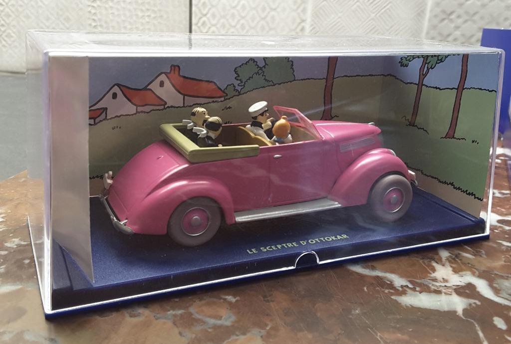 Kuifje auto, Ophalen of Verzenden, Kuifje, Zo goed als nieuw, Beeldje of Figuurtje