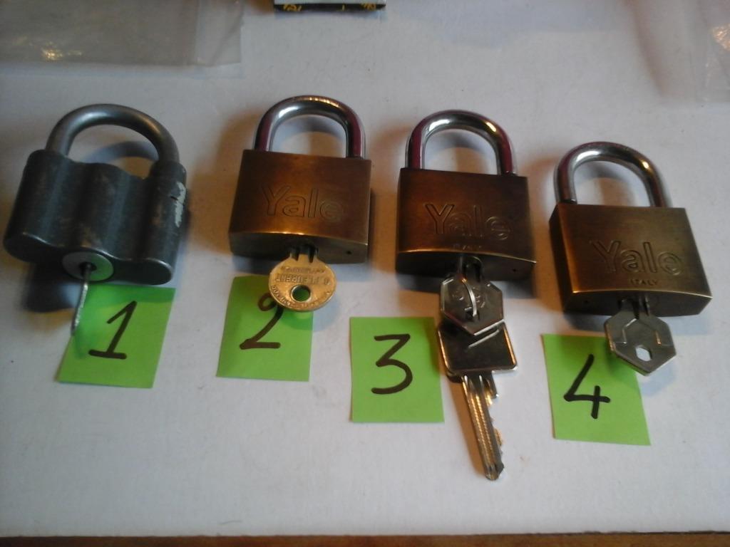 HANGSLOTEN (4 stuks) (gewijzigd 28.03.26), Bricolage & Construction, Serrurerie de bâtiment & Dispositif de fermeture, Enlèvement ou Envoi