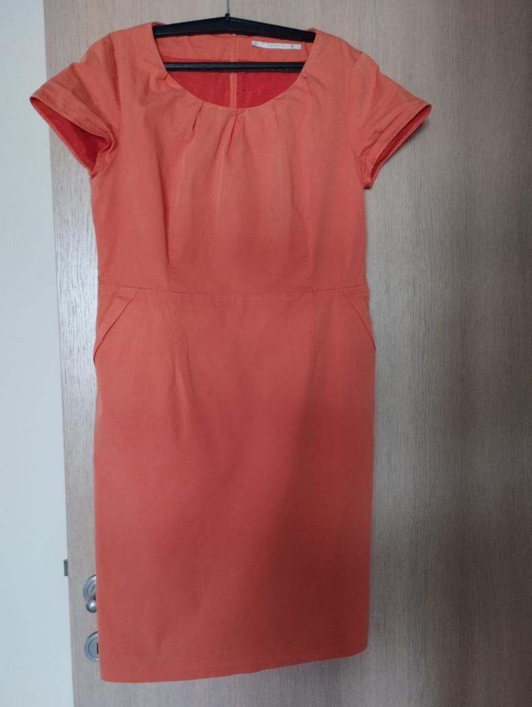 Oranje kleed xandres maat 42, Kleding | Dames, Jurken, Maat 42/44 (L), Oranje, Ophalen of Verzenden, Gedragen