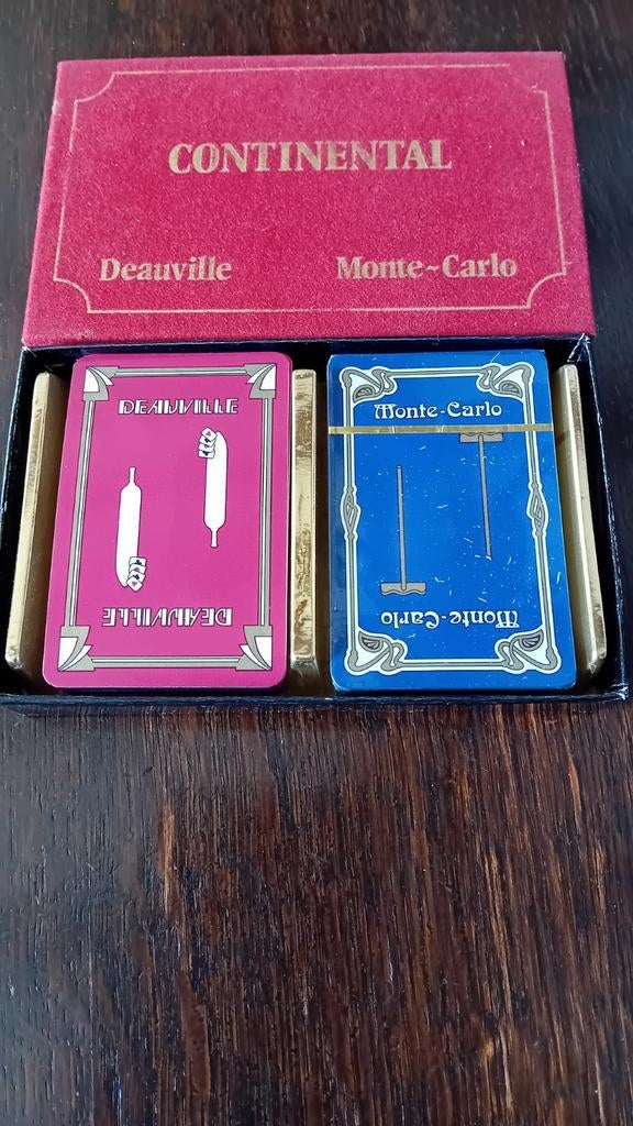 Jeu de cartes Continental Deauville Monte Carlo Kronenbourg, Collections, Enlèvement ou Envoi, Comme neuf, Carte(s) à jouer