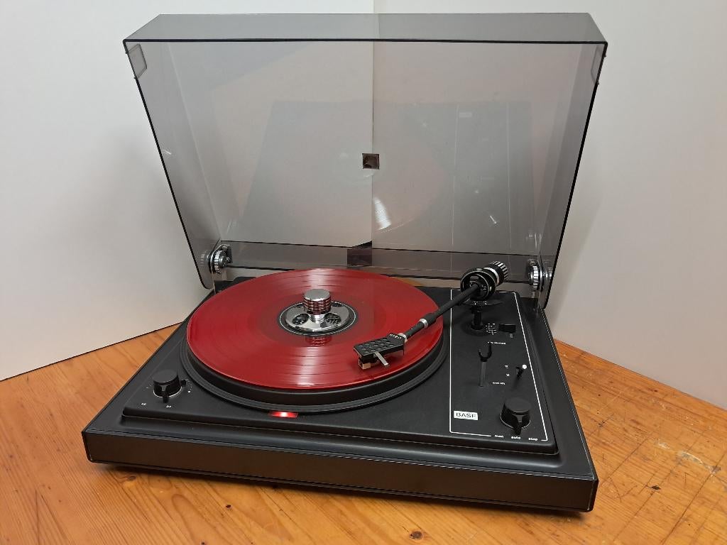 Basf 8120 vintage platenspeler, Autres marques, Réglage pitch, Tourne-disque, Enlèvement ou Envoi