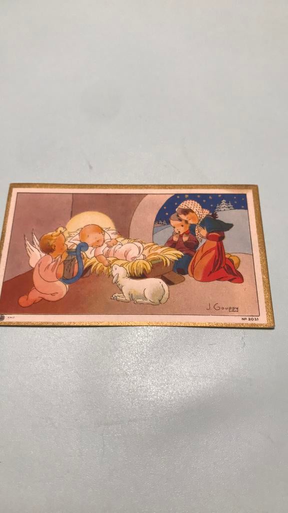 J. Gouppy nr 2031 prentje Kerst, Verzenden