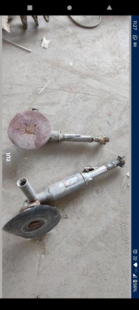 slijpschijf  INGERSOLL  persluchtmateriaal beitel breekhamer, Ophalen of Verzenden, Gebruikt