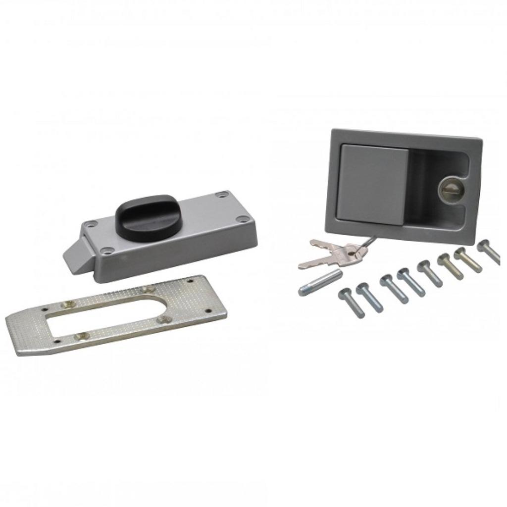 Deurslot / caravanslot compleet PREMIUM met greep, Caravans en Kamperen, Ophalen of Verzenden, Nieuw