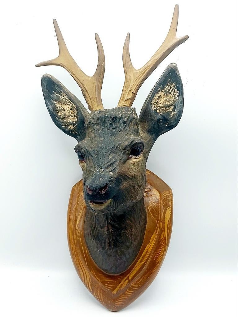 Terracotta hertenkop, Ophalen, Zo goed als nieuw