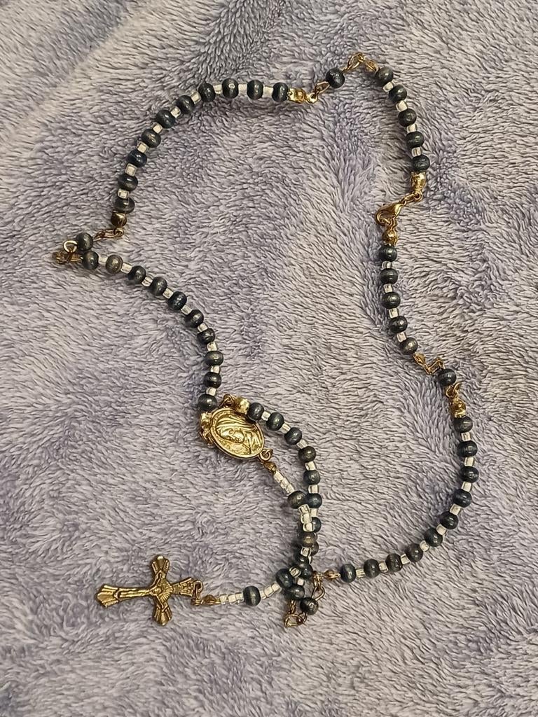 Rozenkrans paternoster, Ophalen of Verzenden, Zo goed als nieuw